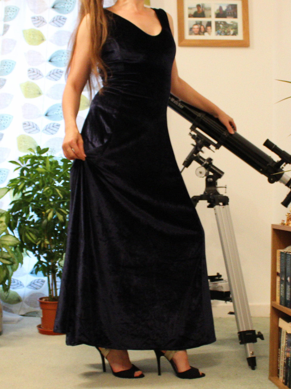 Kit Black Velvet Maxi Dress — Occasions by Paulette