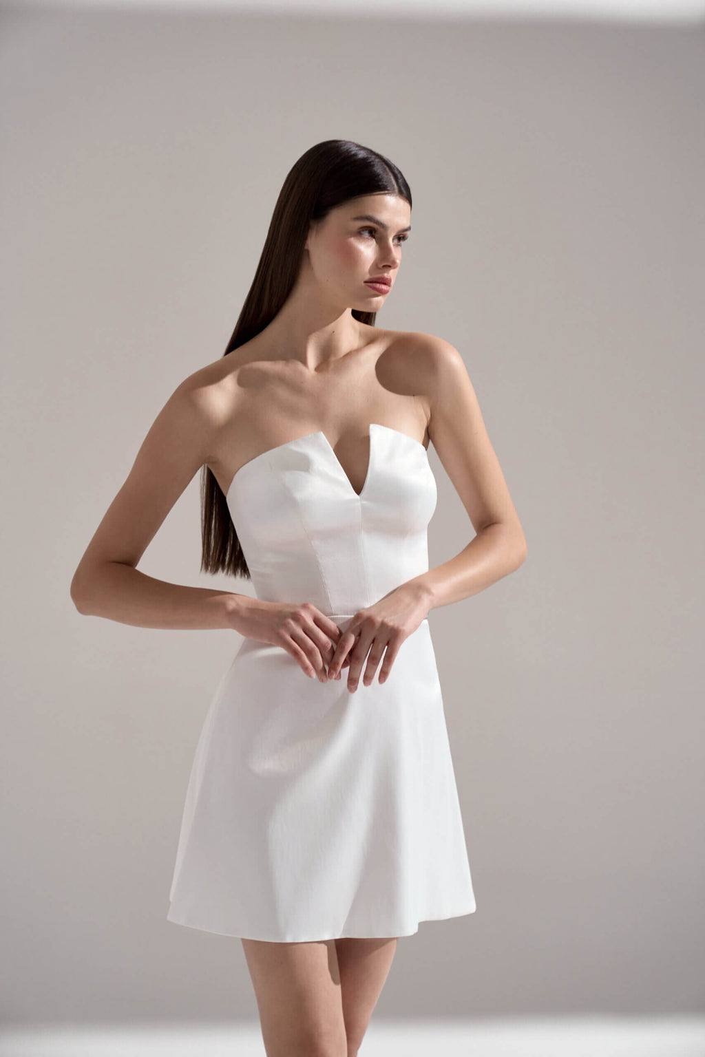 Joy White Maxi Dress — view 3