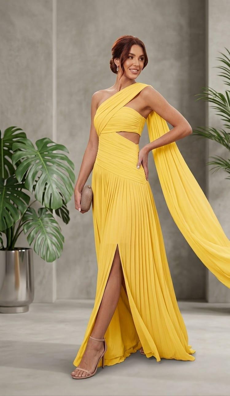 Ines Light Blue Maxi Dress — view 4