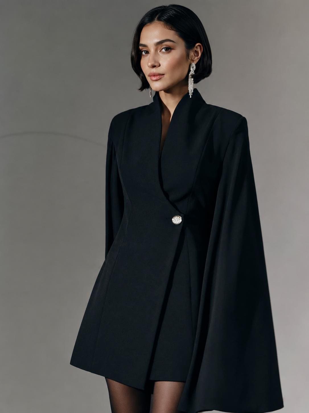 Amara Black Mini Dress — Occasions by Paulette