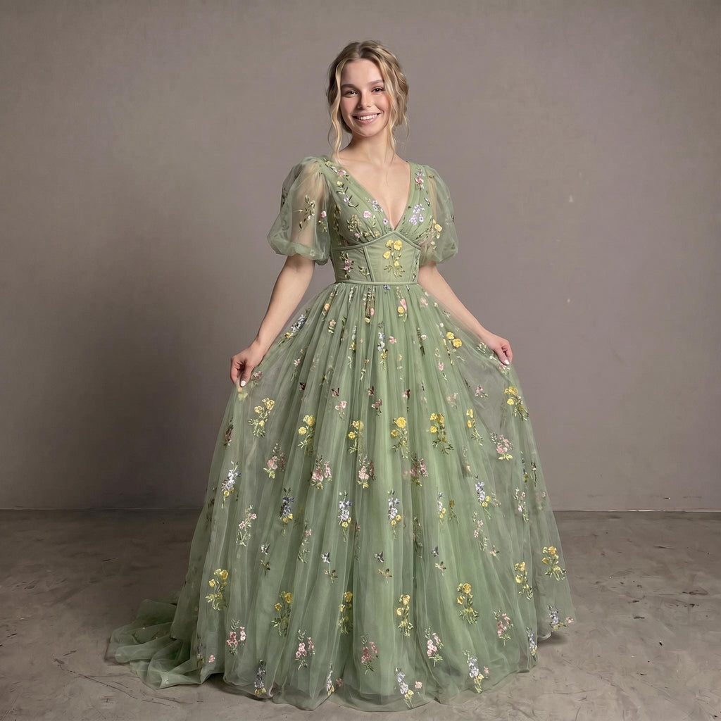 Willa Sage Midi Dress — Occasions by Paulette