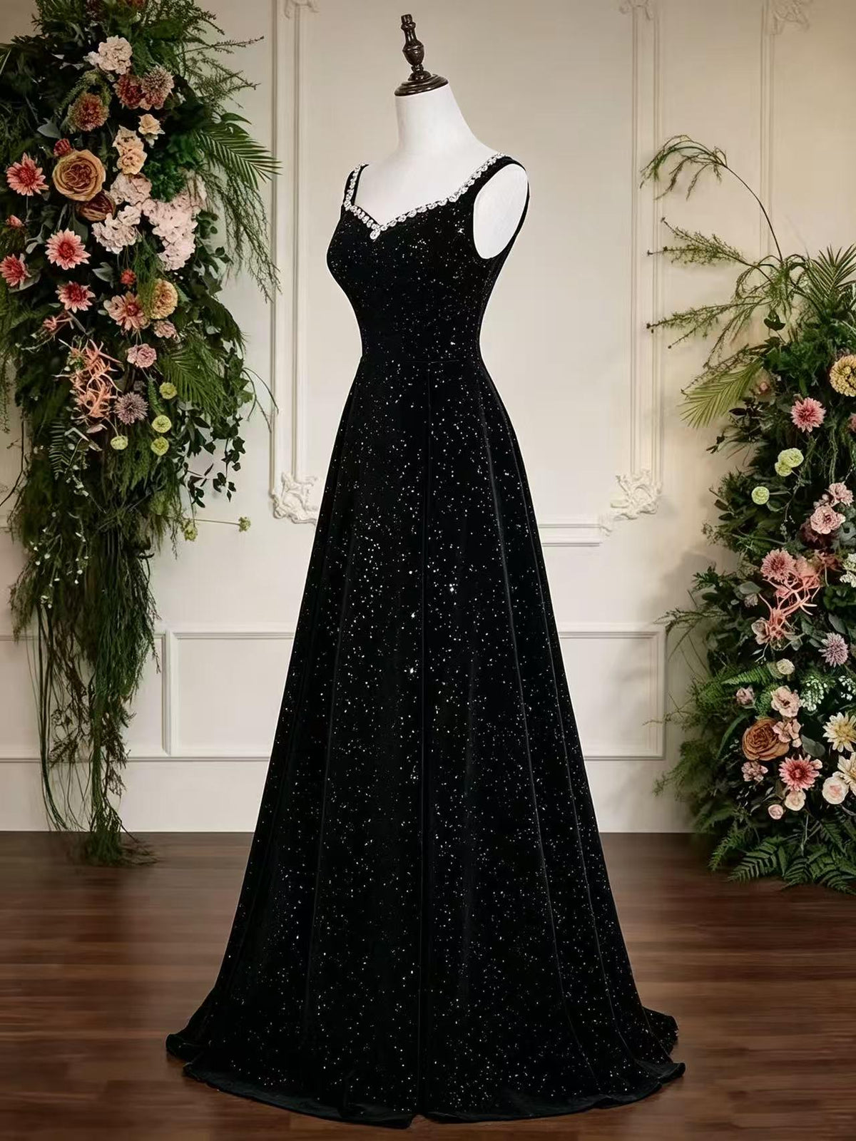 Zoe Black Sequin Maxi Dress — Occasions by Paulette