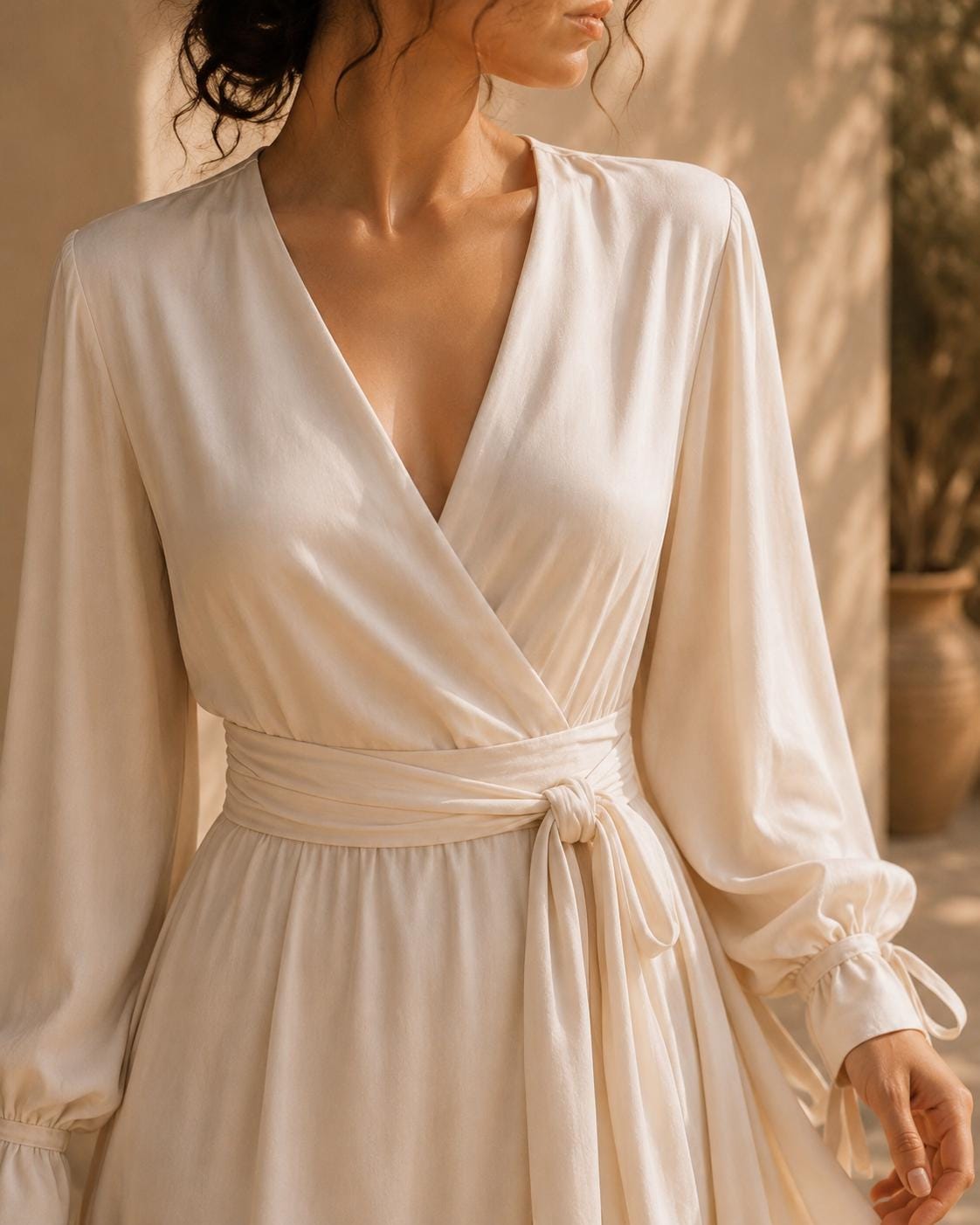 Talia White Maxi Dress — view 6
