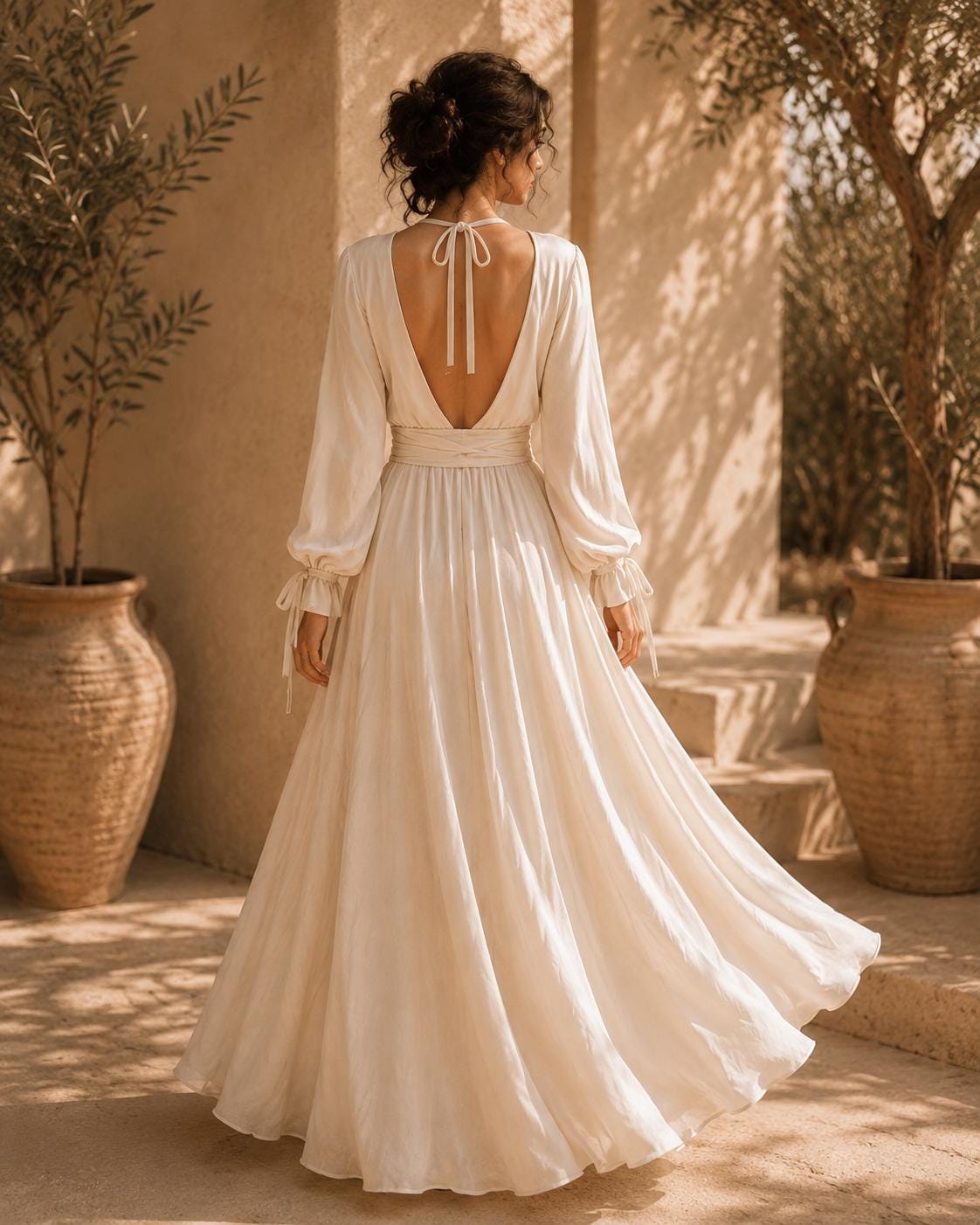 Talia White Maxi Dress — Occasions by Paulette
