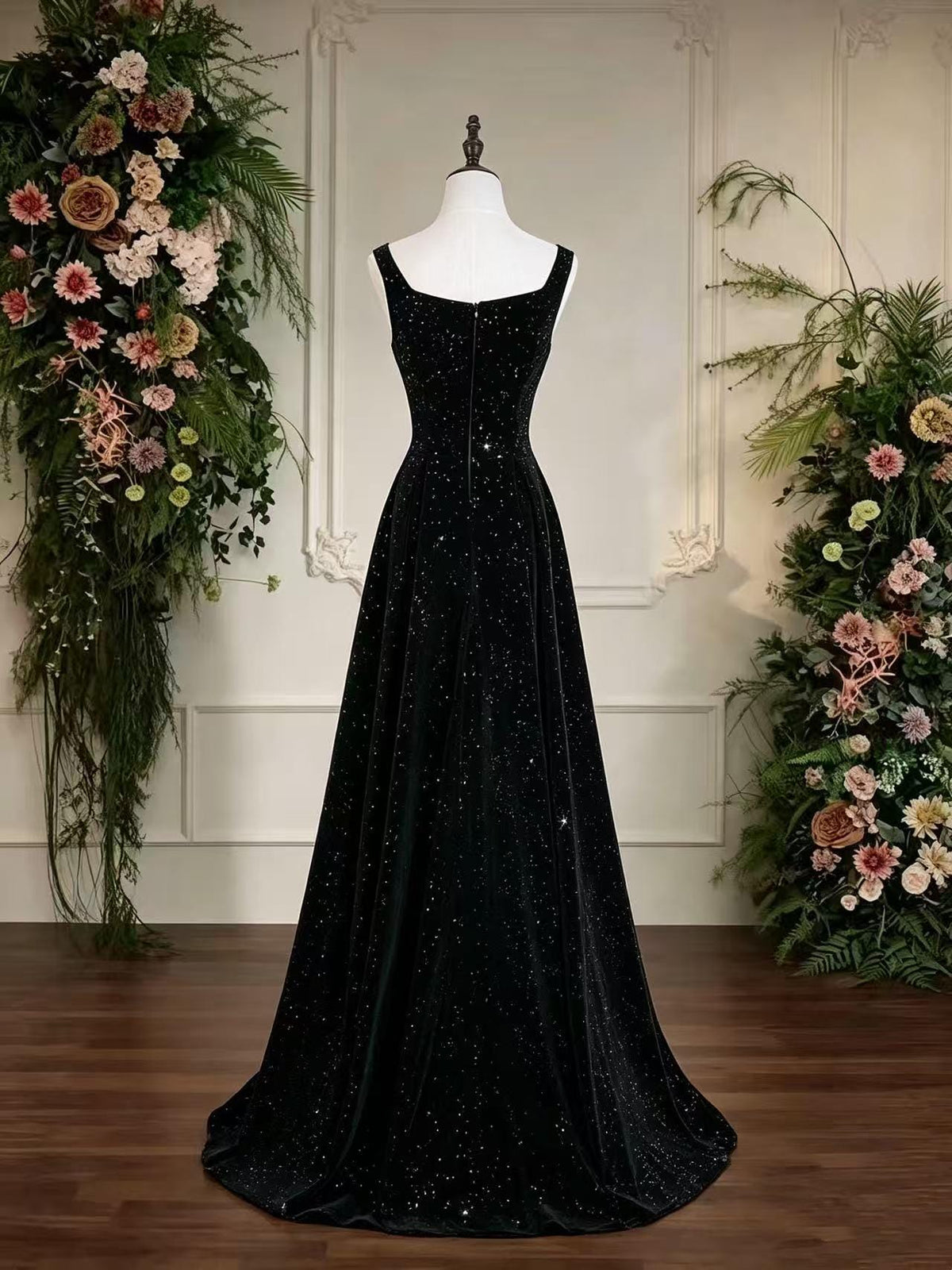 Zoe Black Sequin Maxi Dress — view 6